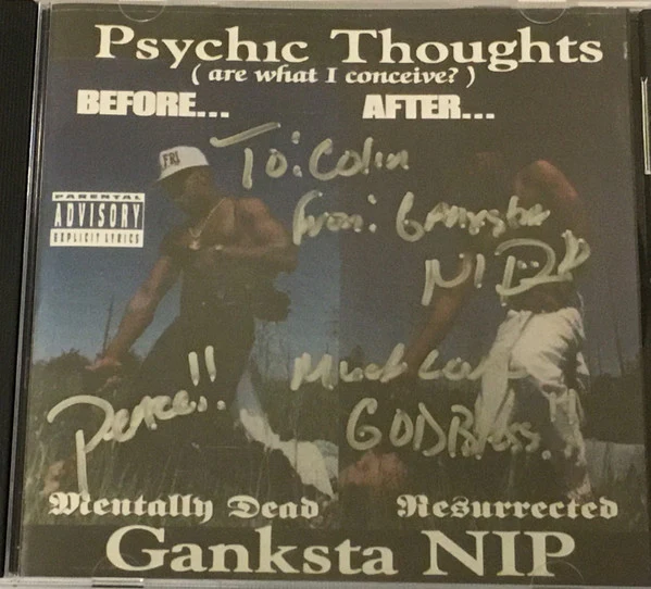Ganksta NIP - Psychic Thoughts (CD, Album, RE) (Very Good Plus (VG+))