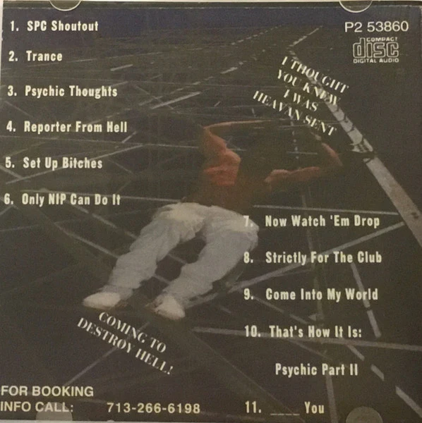 Ganksta NIP - Psychic Thoughts (CD, Album, RE) (Very Good Plus (VG+)) - Image 2