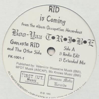 Ganxsta Rid & The Otha Side - Rid Is Coming (12", Single) (Very Good (VG))
