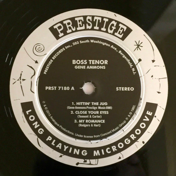 Gene Ammons - Boss Tenor (LP, Album, Ltd, Num, RE, RM, 200) (Very Good Plus (VG+)) (Very Good Plus (VG+)) - Image 4
