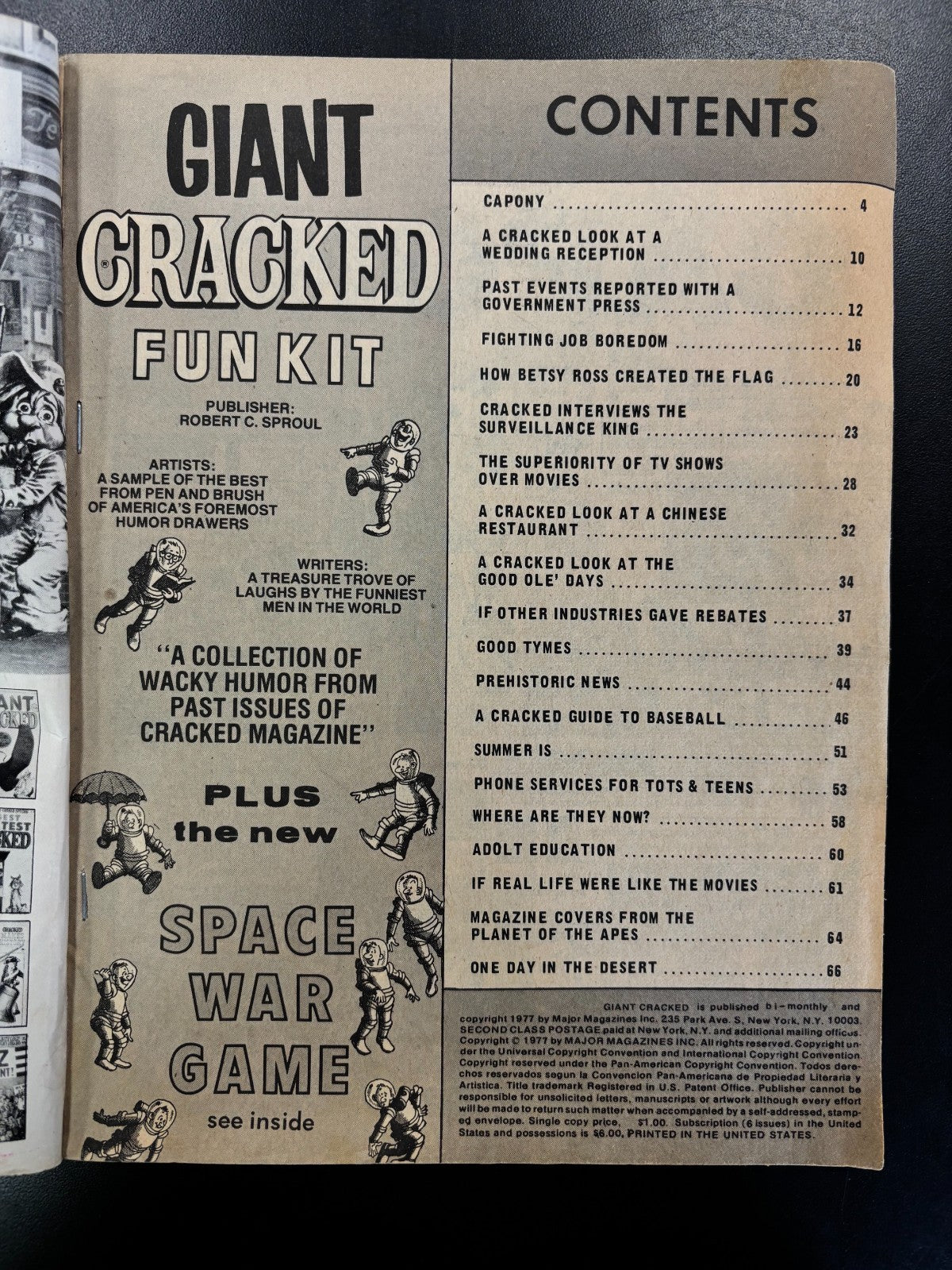Giant Cracked Magazine Fun Kit January 1978 - Image 3