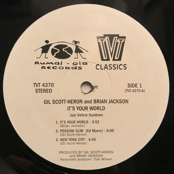 Gil Scott-Heron And Brian Jackson* - It's Your World (2xLP, Album, RE) (Near Mint (NM or M-)) (Very Good Plus (VG+)) - Image 5