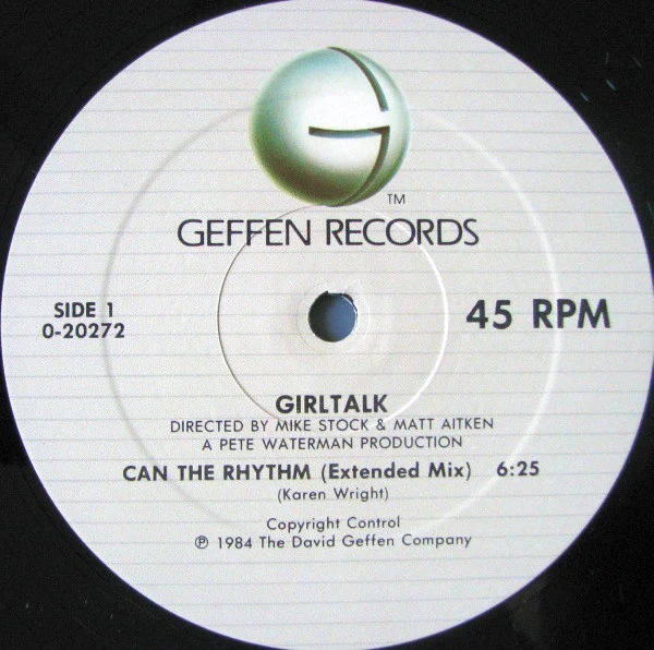 Girltalk - Can The Rhythm (12", Maxi) (Very Good Plus (VG+)) - Image 4