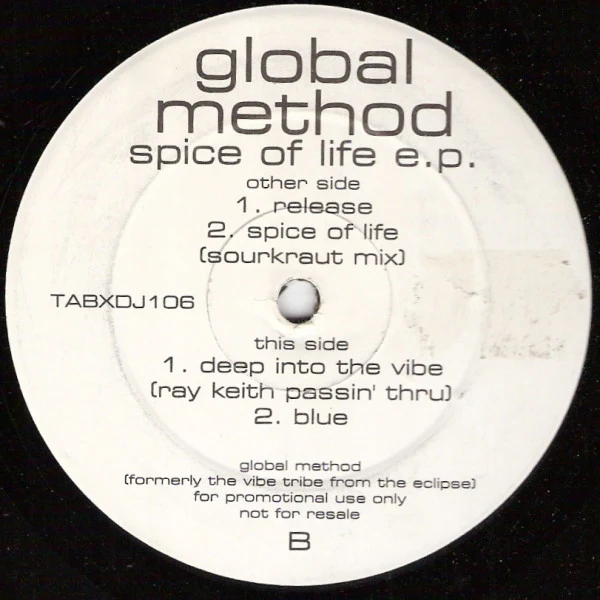 Global Method - Spice Of Life E.P. (12", EP, Promo) (Very Good Plus (VG+))