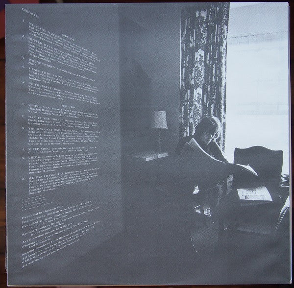 Graham Nash - Songs For Beginners (LP, Album, RE, RM, 200) (Near Mint (NM or M-)) (Near Mint (NM or M-)) - Image 4