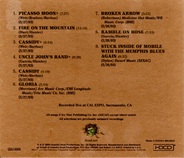 Grateful Dead* - Road Trips Vol. 2 No. 4: Cal Expo '93 (3xHDCD, Album) (Very Good Plus (VG+)) - Image 4