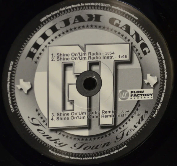 GT - Shine On'Um (12") (Very Good Plus (VG+))