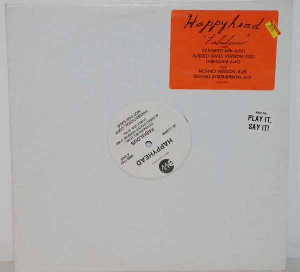 Happyhead - Fabulous (12", Promo) (Very Good Plus (VG+)) (Generic)
