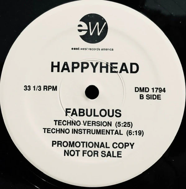 Happyhead - Fabulous (12", Promo) (Very Good Plus (VG+)) (Generic) - Image 3