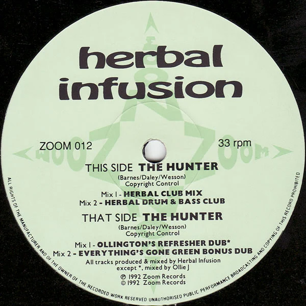 Herbal Infusion - The Hunter (12") (Very Good Plus (VG+)) - Image 3
