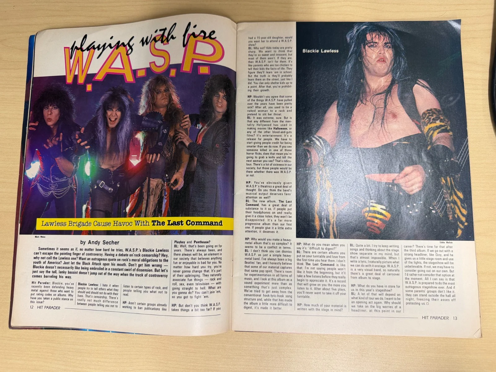 Hit Parader Magazine March 1986 Twisted Sister Cover Motley Crue, KISS, Dokken - Image 4
