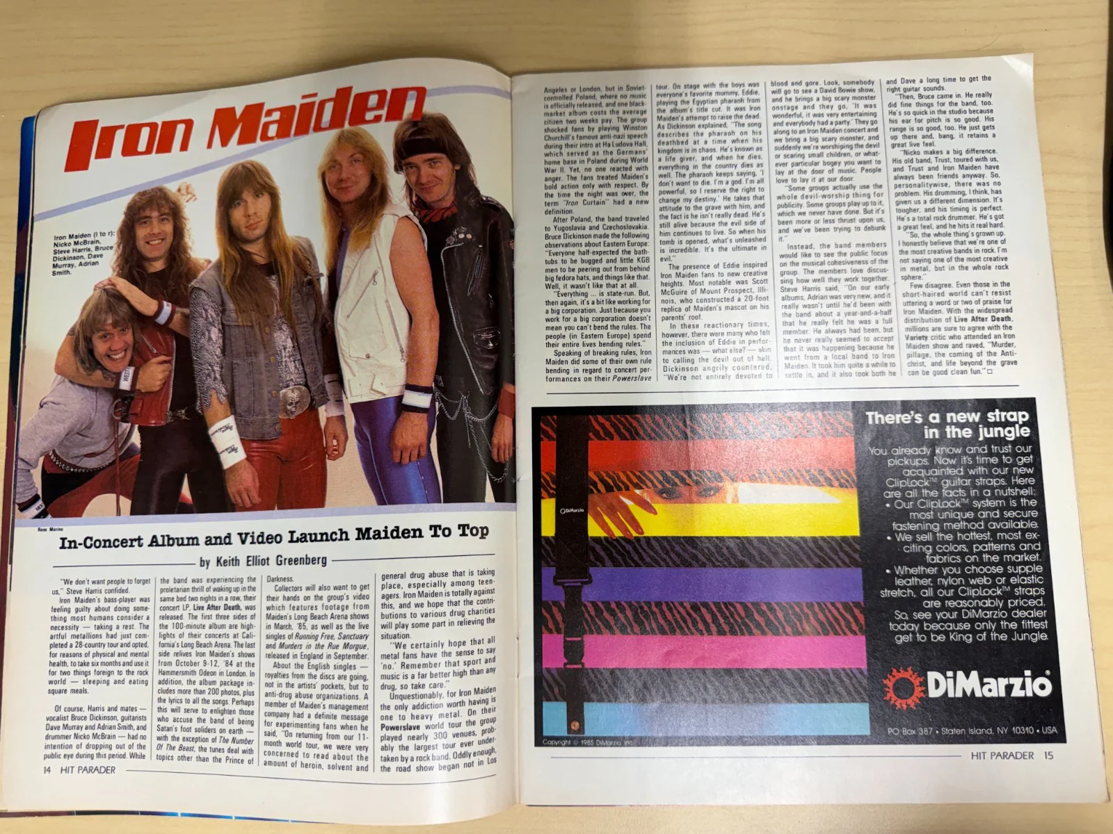Hit Parader Magazine March 1986 Twisted Sister Cover Motley Crue, KISS, Dokken - Image 5