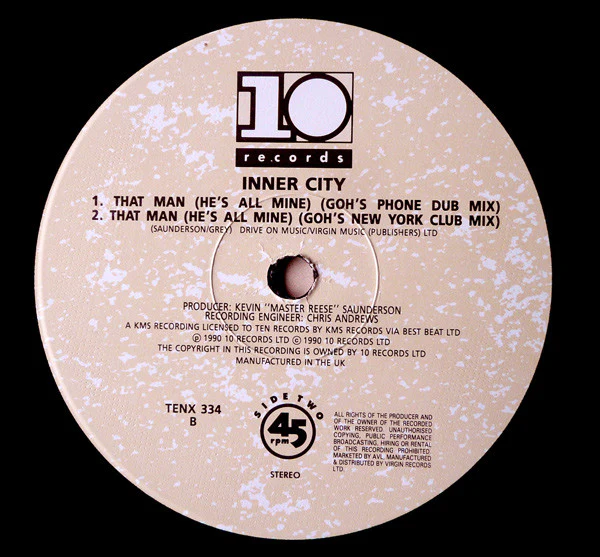Inner City - That Man (He's All Mine) (12") (Very Good Plus (VG+)) (Very Good Plus (VG+)) - Image 4