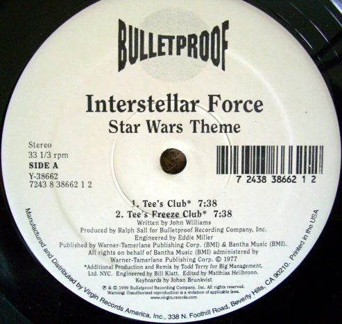 Interstellar Force - Star Wars Theme (12") (Very Good Plus (VG+))