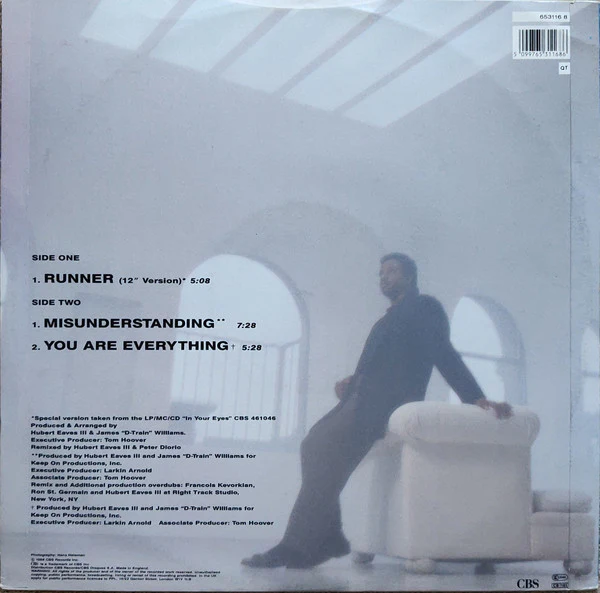 James "D-Train" Williams - Runner (12" Version) (12") (Very Good Plus (VG+)) - Image 2