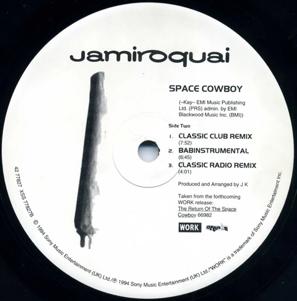 Jamiroquai - Space Cowboy (12") (Very Good Plus (VG+)) - Image 4