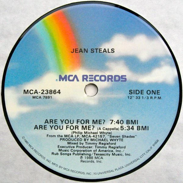 Jean Steals - Are You For Me? (12", Single, Glo) (Very Good Plus (VG+)) (Very Good Plus (VG+)) - Image 3
