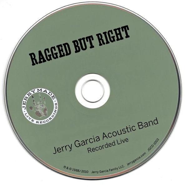 Jerry Garcia Acoustic Band - Ragged But Right (CD, Album, RM, Gat) (Very Good Plus (VG+)) - Image 5