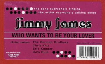 Jimmy James - Who Wants To Be Your Lover (12") (Very Good Plus (VG+)) - Image 3