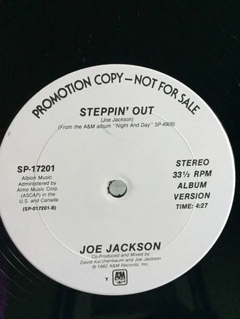Joe Jackson - Steppin' Out (12", Promo, Y -) (Very Good Plus (VG+)) - Image 4