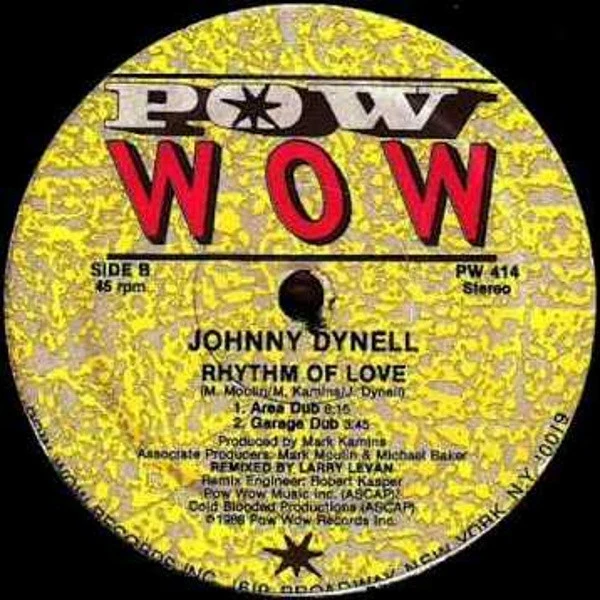 Johnny Dynell - Rhythm Of Love (12") (Very Good Plus (VG+)) (Generic)
