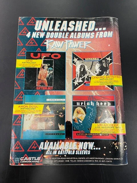 Kerrang! March 4, 1986 - Vintage UK Music Magazine #140 - Iron Maiden, Meat Loaf - Image 5