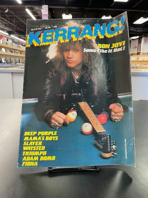 KERRANG! No.92 magazine BON JOVI cover