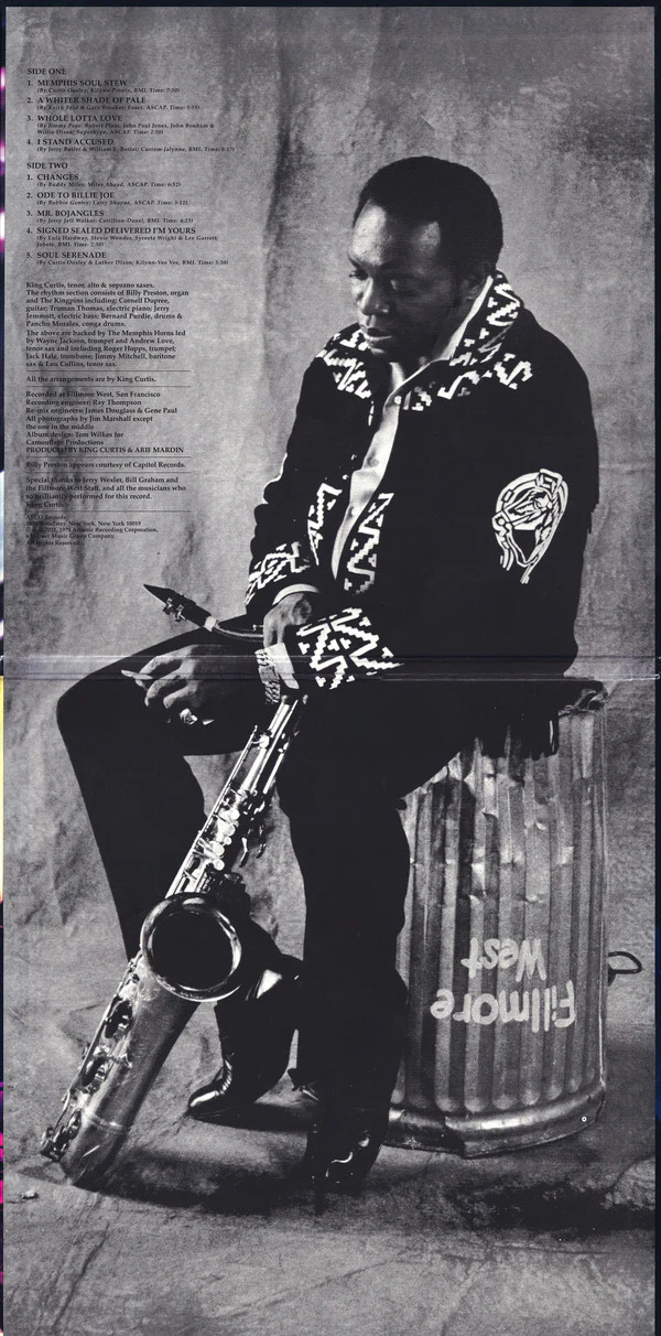 King Curtis - Live At Fillmore West (LP, Album, Club, RE, RM, 180) (Very Good Plus (VG+)) (Very Good Plus (VG+)) - Image 2