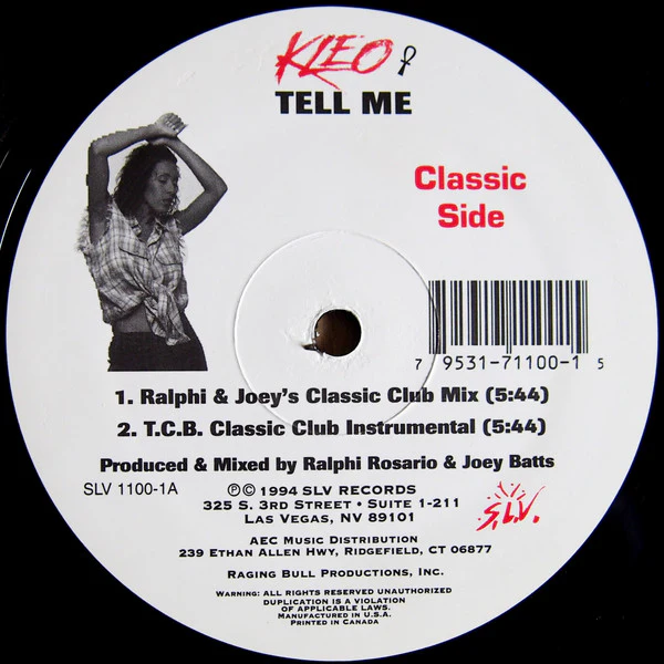 Kleo - Tell  Me (12") (Very Good Plus (VG+))
