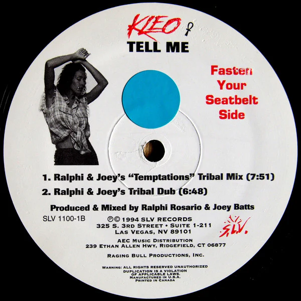Kleo - Tell  Me (12") (Very Good Plus (VG+)) - Image 2