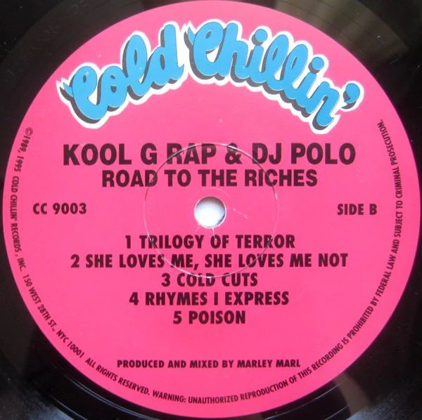 Kool G Rap & DJ Polo* - Road To The Riches (LP, Album, Ltd, RE) (Very Good Plus (VG+)) (Very Good Plus (VG+)) - Image 4