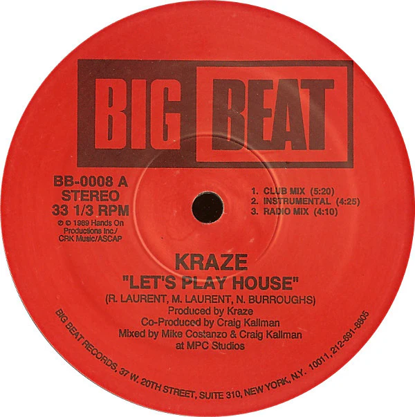 Kraze - Let's Play House (12") (Very Good Plus (VG+)) - Image 3