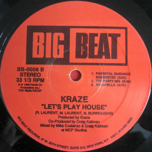 Kraze - Let's Play House (12") (Very Good Plus (VG+)) - Image 4