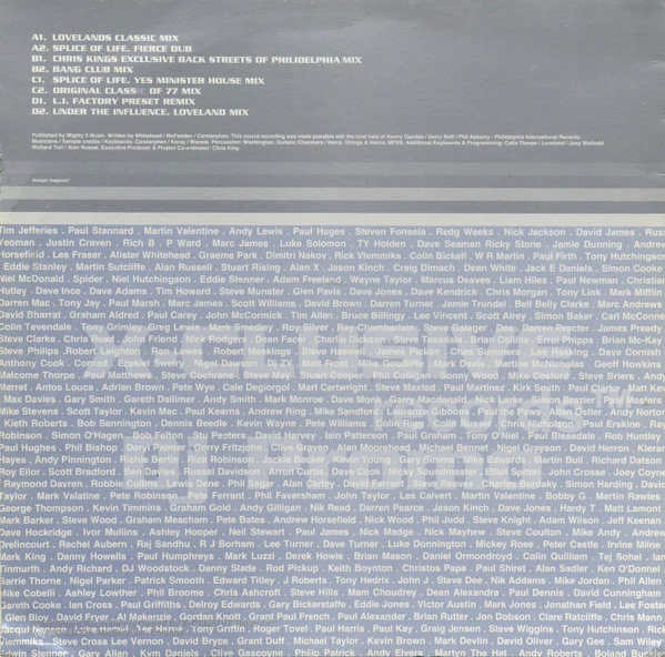 KWS* Featuring Teddy Pendergrass - The More I Get, The More I Want (Parts 1 & 2) (2x12", Promo) (Very Good Plus (VG+)) - Image 2