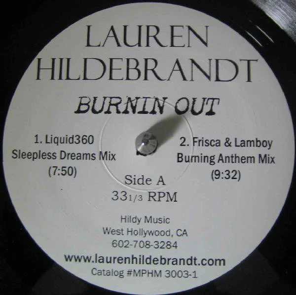 Lauren Hildebrandt - Burnin Out (12") (Very Good Plus (VG+))