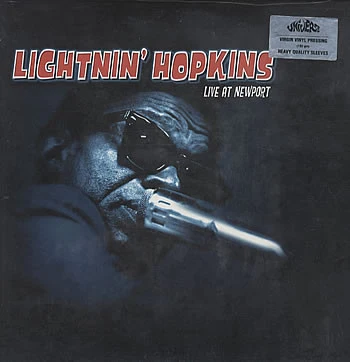 Lightnin' Hopkins - Live At Newport (LP, Album, 180) (Near Mint (NM or M-)) (Very Good Plus (VG+))