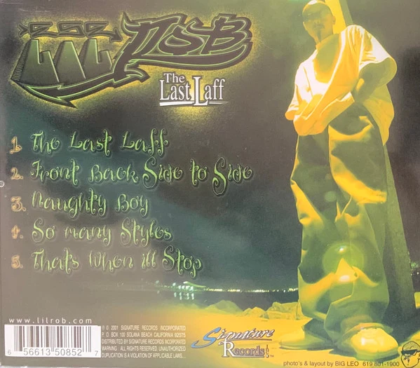 Lil Rob - The Last Laff (CD, EP) (Near Mint (NM or M-)) (Very Good (VG)) - Image 2