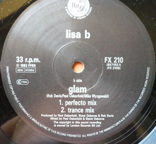 Lisa B - Glam (12") (Very Good Plus (VG+)) - Image 4
