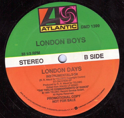 London Boys - London Nights (12", Promo) (Very Good Plus (VG+)) (Generic) - Image 2