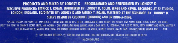 Longsy D's House Sound* - For The World (LP, Album) (Very Good Plus (VG+)) (Very Good (VG)) - Image 5
