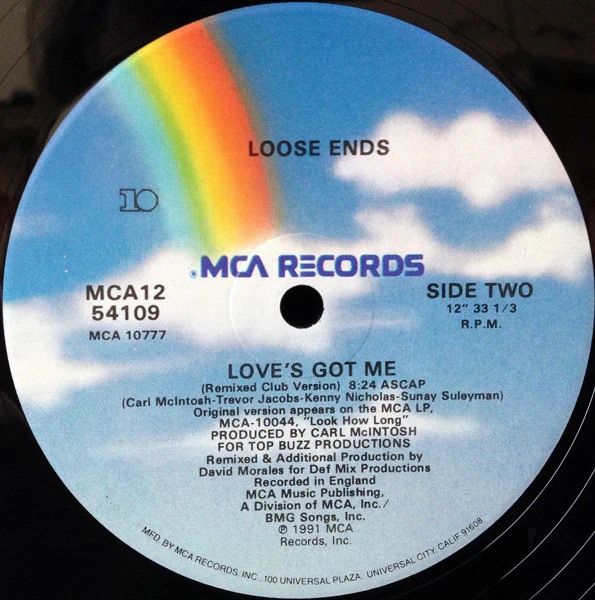 Loose Ends - Love's Got Me (12", Single) (Very Good Plus (VG+)) - Image 3