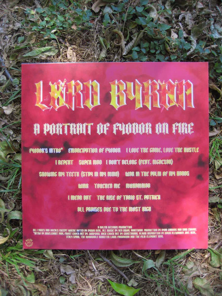 Lord Byron , Ben Hixon - A Portrait Of Fyodor On Fire (LP, Album) (Near Mint (NM or M-)) - Image 3