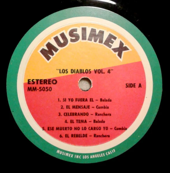 Los Diablos - Vol. 4 (LP, Album) (Very Good Plus (VG+)) - Image 3