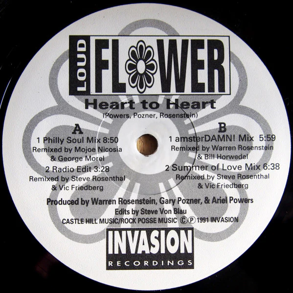 Loud Flower Featuring Fonda Rae - Heart To Heart (12") (Near Mint (NM or M-))