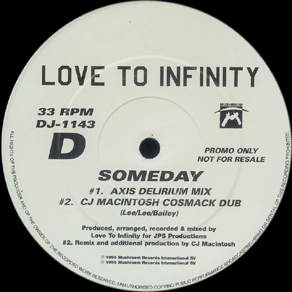 Love To Infinity - Someday (2x12", Single, Promo) (Very Good (VG)) - Image 5