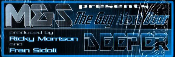 M&S Presents The Guy Next Door - Deeper (12") (Very Good Plus (VG+)) - Image 4