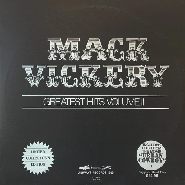 Mack Vickery - Mack Vickery Greatest Hits Volume II (2xLP, Ltd) (Near Mint (NM or M-))
