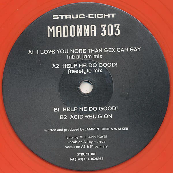Madonna 303 - More Than Sex Can Say! (12", Red) (Very Good Plus (VG+))