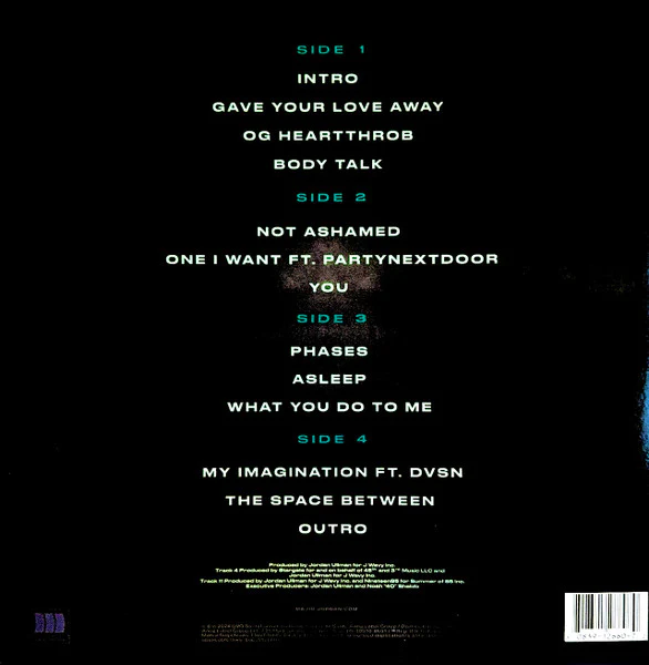 Majid Jordan - The Space Between (2xLP, Album, RE) (Mint (M)) (Mint (M)) - Image 2