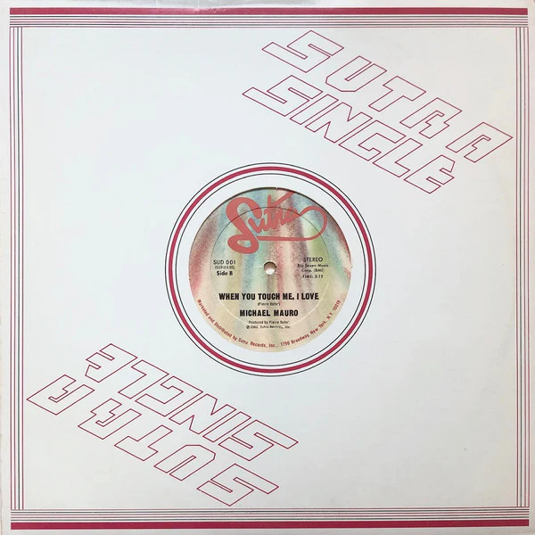 Michael Mauro - Susie Q / When You Touch Me, I Love (12", Single) (Very Good Plus (VG+)) - Image 2